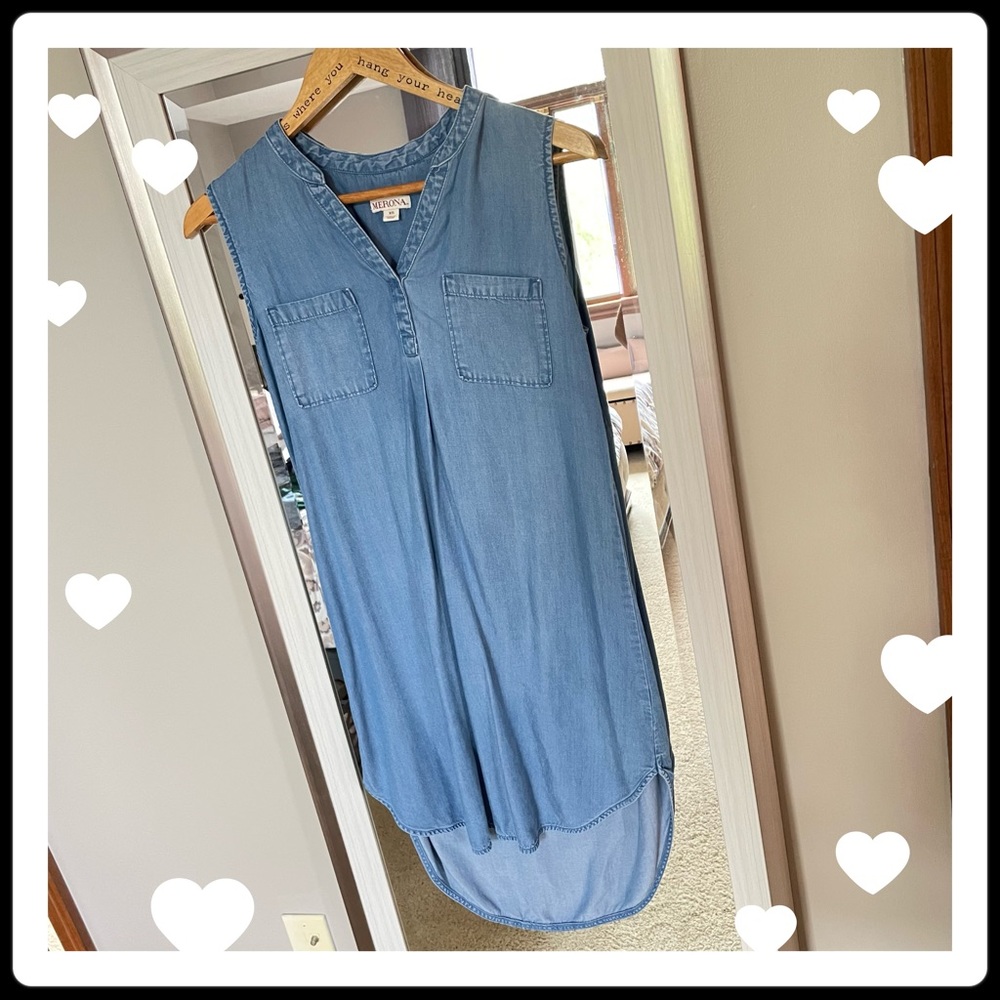 Chambray Shirt Dress